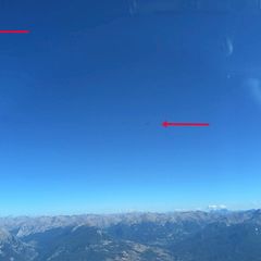 Flugwegposition um 14:29:00: Aufgenommen in der Nähe von Département Hautes-Alpes, Frankreich in 2881 Meter